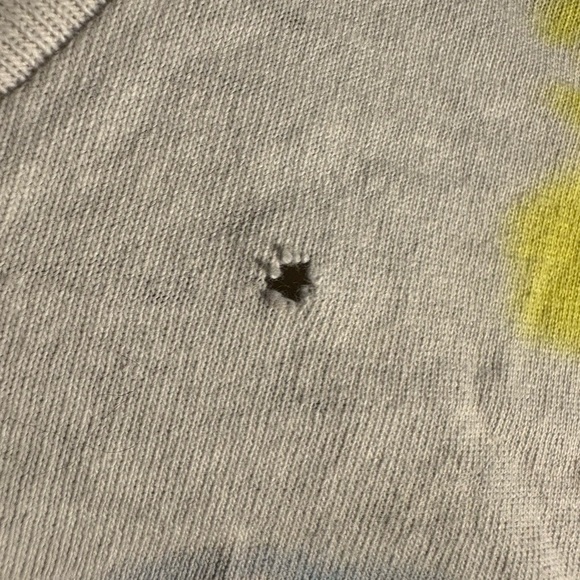 Liquid Blue Grateful Dead tie die crop top - Picture 6 of 7